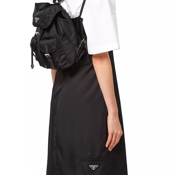 AUTHENTIC PRADA BLACK  NYLON BACKPACK - Picture 3 of 11